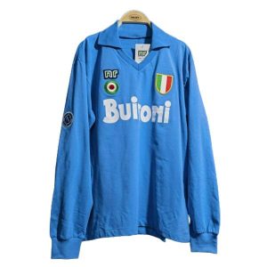 napoli retro langermet drakt hjemme 1987-1988