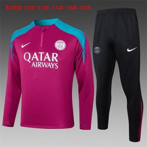 psg treningsdress barn glidelas lilla bla 2024-2025