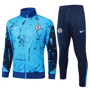 jakke chelsea lys bla kamuflasje mork bla 2024-2025