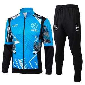 jakke napoli lys bla svart hvit EA7 2024-2025
