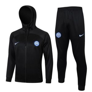 jakke inter milan hettegenser svart 2024-2025