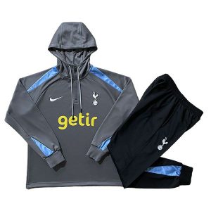 treningsdress tottenham hotspur hettegenser mork gra bla 2024-2025