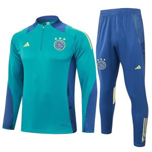 treningsdress ajax glidelas lys gronn bla gul 2024-2025