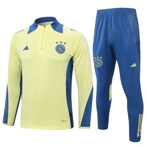 treningsdress ajax glidelas mork bla gul 2024-2025