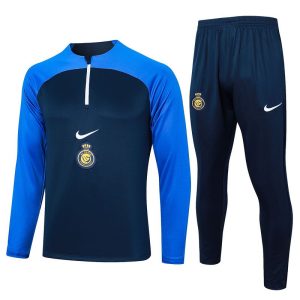 treningsdress al nassr glidelas mork bla 2024-2025