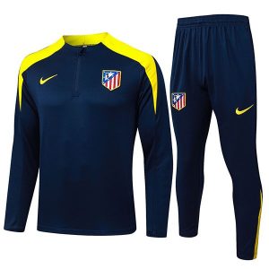 treningsdress atletico madrid glidelas mork bla gul 2025-2026