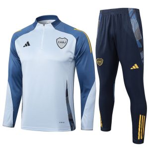treningsdress boca juniors glidelas lys gra gul 2024-2025