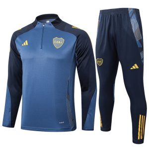treningsdress boca juniors glidelas lys bla mork bla 2024-2025