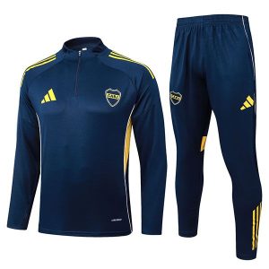 treningsdress boca juniors glidelas mork bla gul 2025-2026