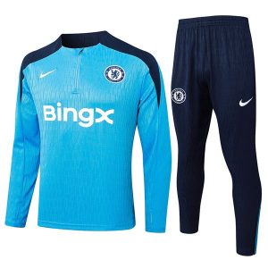 treningsdress chelsea glidelas lys bla mork bla 2024-2025
