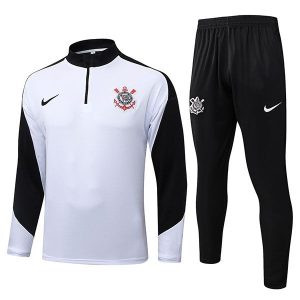 treningsdress corinthians glidelas hvit svart 2025-2026
