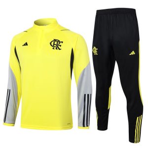 treningsdress flamengo glidelas gul gra 2024-2025