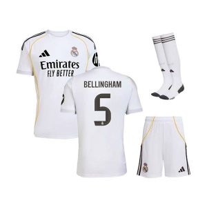 real madrid barn sett bellingham 5 drakt hjemme 2025-2026
