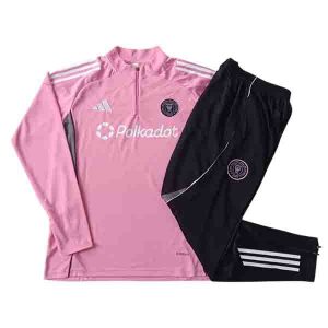 treningsdress inter miami glidelas rosa 3 hvit stripete 2025-2026