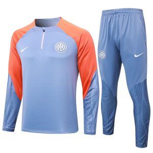treningsdress inter milan glidelas lys bla oransje 2024-2025