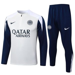 treningsdress inter milan glidelas Ivory mork bla 2025-2026