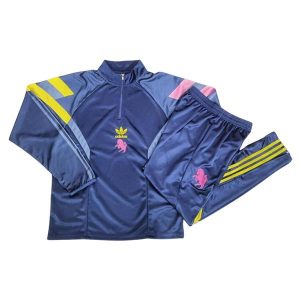 treningsdress juventus glidelas mork bla gul rosa 2024-2025