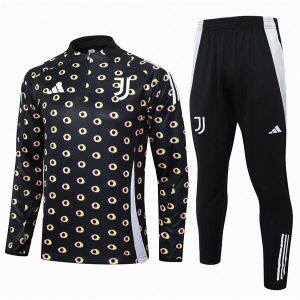 treningsdress juventus glidelas svart hvit 2024-2025