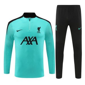 treningsdress liverpool glidelas lys bla svart 2024-2025