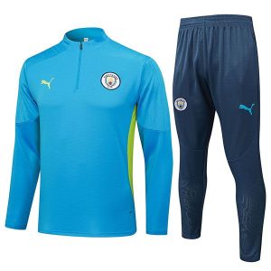 treningsdress manchester city glidelas lys bla neon gronn 2024-2025
