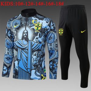brasil barn gra jesus 2024-2025 treningsdress