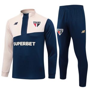 treningsdress sao paulo glidelas brun mork bla 2024-2025