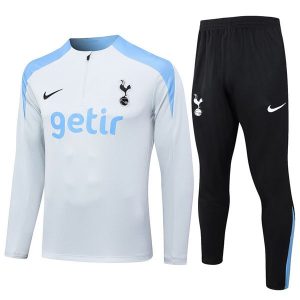 treningsdress tottenham hotspur glidelas hvit lys bla 2024-2025