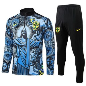 treningsdress brasil glidelas jesus bla svart 2024-2025