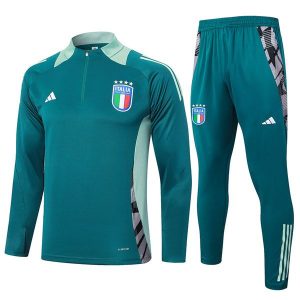 treningsdress Italia glidelas mork gronn lys gronn 2024-2025