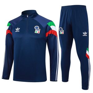 treningsdress Italia glidelas mork bla gronn hvit rod 2024-2025