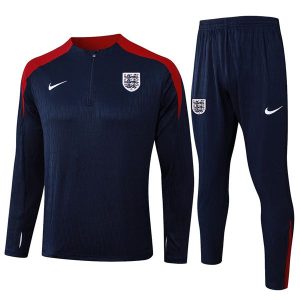 treningsdress england glidelas mork bla rod 2024-2025