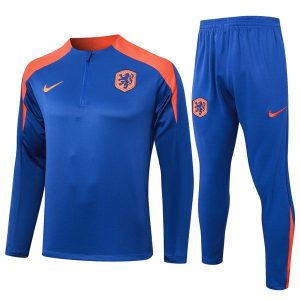 treningsdress netherlands glidelas mork bla oransje 2024-2025