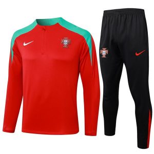 treningsdress portugal glidelas rod gronn 2024-2025