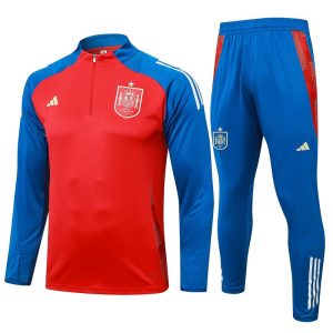 treningsdress spania glidelas bla rod 2024-2025