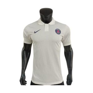 polo psg hvit spillerversjon 2025-2026