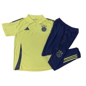 trenings ajax mork bla kys gul 2024-2025 polo sett