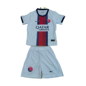 psg barn drakt sett borte spillerversjon 2026-2027