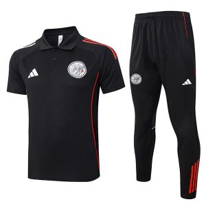 trenings ajax svart 2025-2026 polo sett