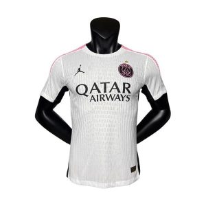 psg drakt trenings spillerversjon hvit rosa 2025-2026