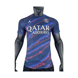 psg drakt trenings spillerversjon bla rod 2025-2026