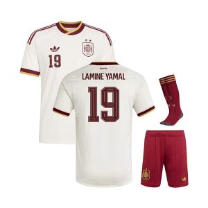spania barn sett lamine yamal 19 drakt borte 2 stjerne 2026-2027