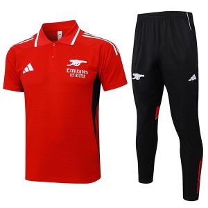 trenings arsenal rod 2025-2026 polo sett