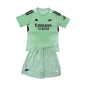 arsenal barn keeper drakt sett lys gronn 2025-2026