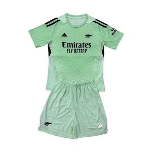 arsenal barn keeper drakt sett gronn (2) 2025-2026