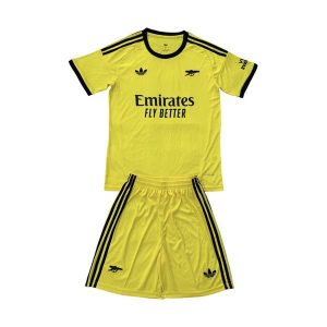 arsenal barn keeper drakt sett gul (2) 2025-2026
