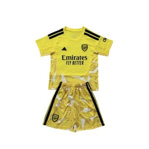 arsenal barn keeper drakt sett gul 2026-2027