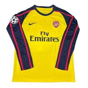 arsenal retro fly emirates langermet drakt borte 2008-2009