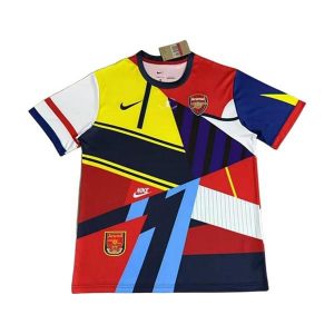 arsenal retro spesialutgave drakt gul bla rod hvit swoosh era 2014