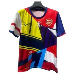 arsenal retro minneutgave drakt gul lilla bla rod hvit 2014