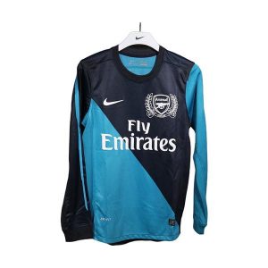 arsenal retro langermet drakt borte spillerversjon 2011-2012